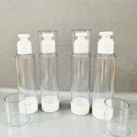 真空ボトル 50ml  スプレー　ポンプ　