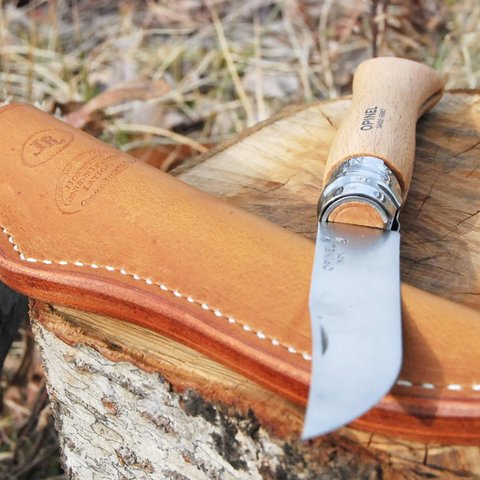 OPINEL No.9 Leather Case 【Cognac】 受注生産予約販売