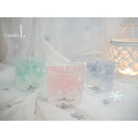 Snowflakes Candle＊Petit Size