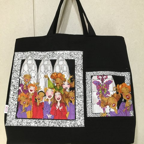 ローラライと黒の着物BIGbag