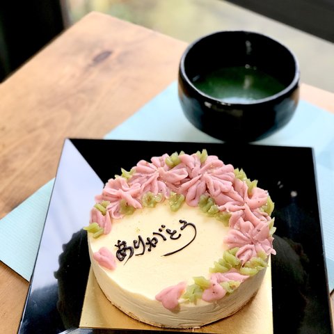 金箔きらり☆ありがとう桜のチーズケーキ