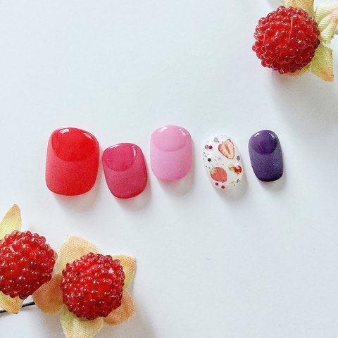 【再販1】ベリーネイル🍓