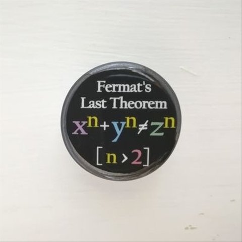 公式バッヂ【No.59】フェルマーの最終定理（Fermat's Last Theorem）