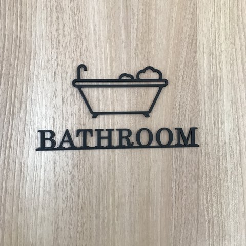 サインプレート　バスルーム