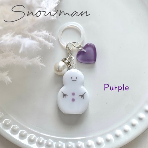 ⛄️＊アンブレラマーカー チャーム PURPLE