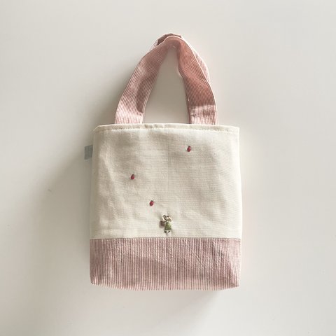 229.tote bag_give me apples(red×green)