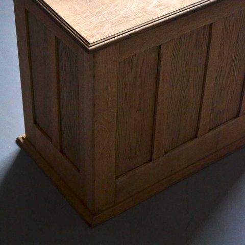 Counter desk oak