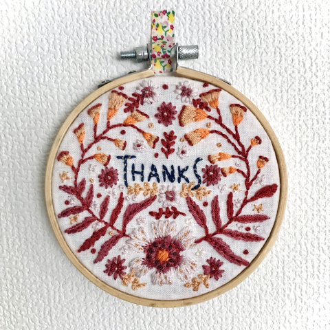 感謝を伝える刺繍アートフレーム　THANKS