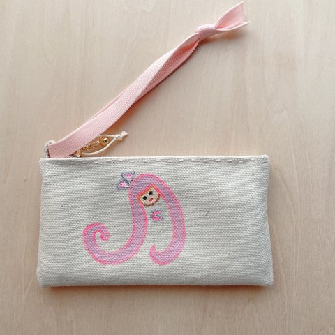 帆布カードお財布 👛 クリンガモスピンクCC04