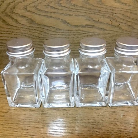 特別価格！【新作入荷】ハーバリウム 瓶 四角50ml 8本セット