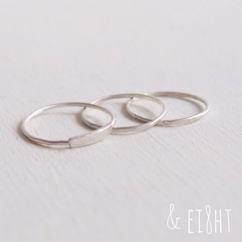 【再販】- Silver - The 3 Rings