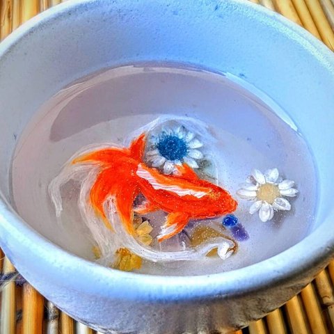 上見金魚の盃