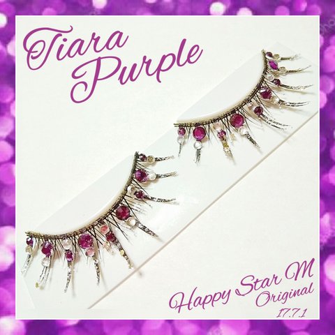 ❤★Tiara Purple★partyまつげ ティアラ パープル★送無料●即買不可