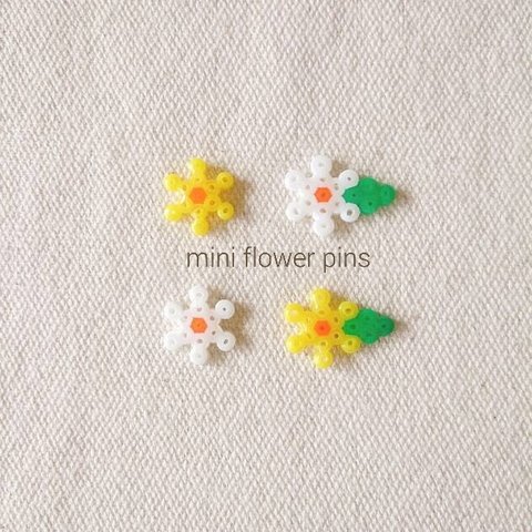 mini flower ピンバッジ