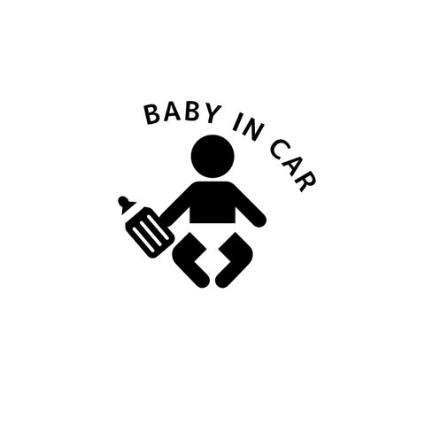 ベイビーインカー　BABY IN  CAR ステッカー　サイズオーダー可♪