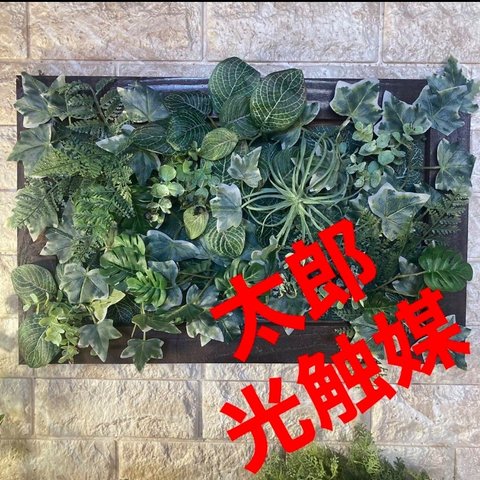 光触媒　人工観葉植物　ウォールグリーン　フェイクグリーン　壁掛け5032