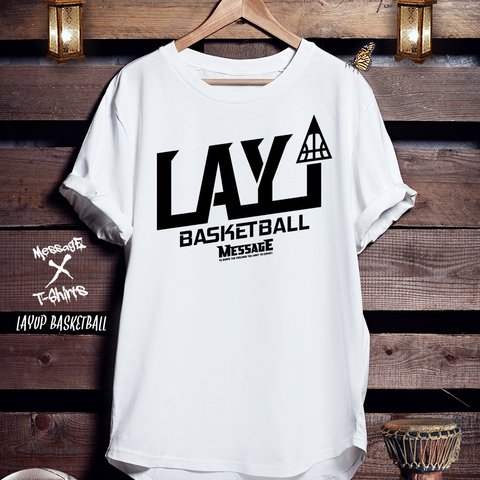 バスケTシャツ「LAYUP BASKETBALL」