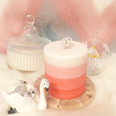 Soy  Candle❤️ピンクケーキ(小)