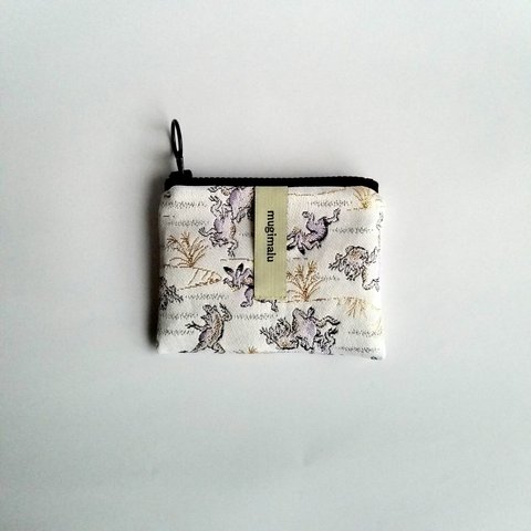 poitto10 KINRAN POUCH 鳥獣戯画