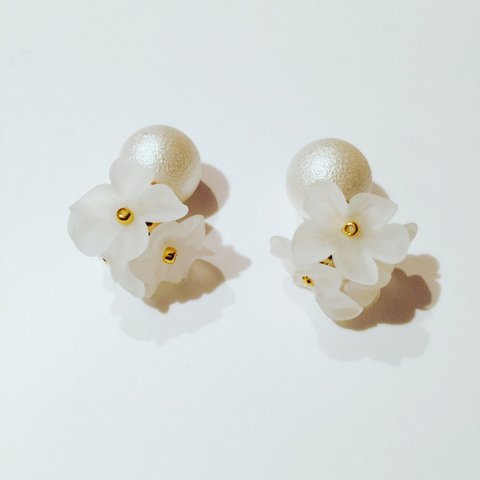 フラわ〜パール*ピアス