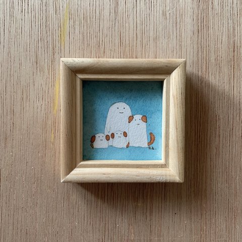 sold out「私の家族」ミニ額　原画