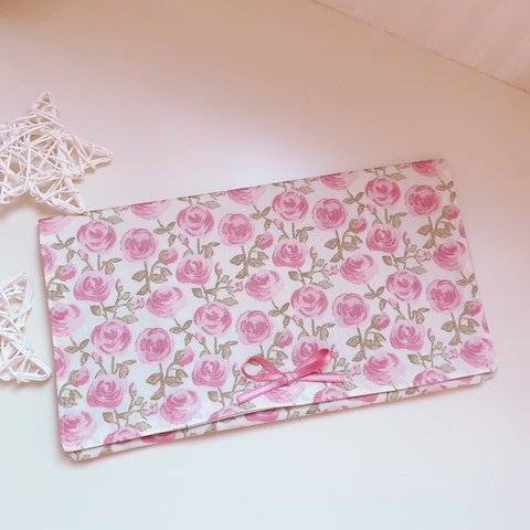 再販♡リバティ♡マスクケース(Rose Marieオーキッドピンク)