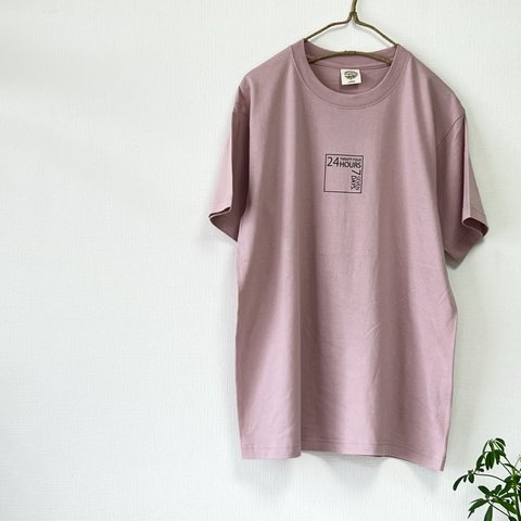 半袖メンズ Ｔシャツ オーガニックコットン Be yourself！《ダスティピンク》レディース　ユニセックス