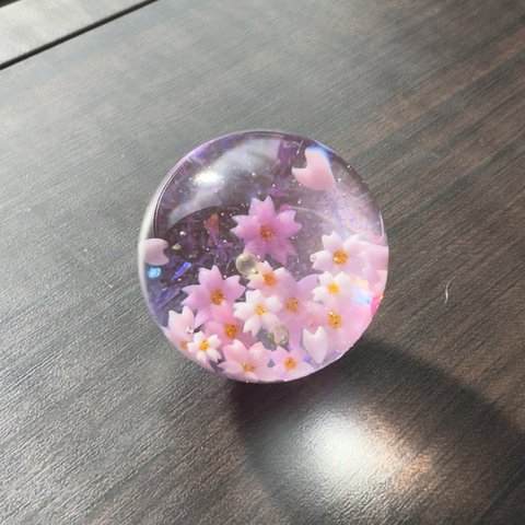 レジン玉　桜