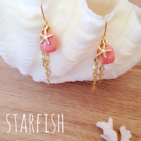 3回目の再販♡14k mini starfish♡ピアス イヤリング