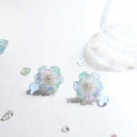 森の泉に咲く花✳ピアス•イヤリング