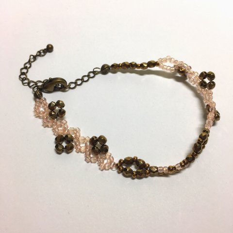 sepia pink bracelet 