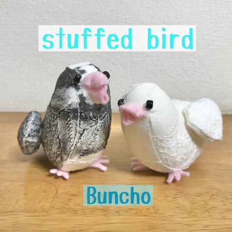 stuffed  bird    Bunchō   ぬいぐるみ　オーダー　文鳥