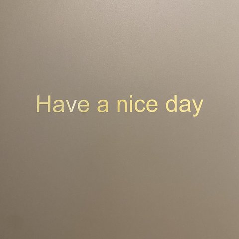 Have a nice day ステッカー