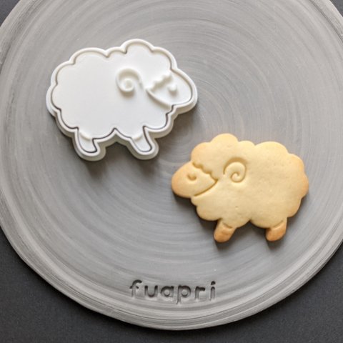 ひつじ　sheep　クッキーカッター/クッキー型
