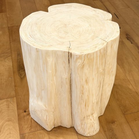 Hinoki Stool 【Frill】No.383