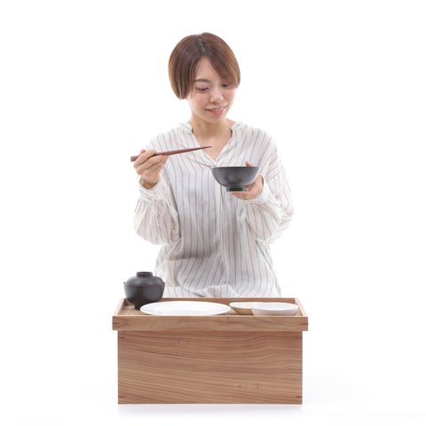 箱膳【大】職人渾身の一箱  ミニマリスト 茶器 茶箱 ボックス 収納  宝箱  