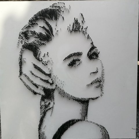 ウォールアート　Miley Cyrus 「マイリー・サイラス」100cmx100cm　壁掛けアート店舗用タペストリーインテリアパネルカリモク