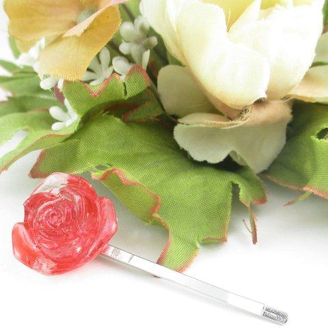 仮にこの薔薇がベルサイユに通ずるものだとしても、このクォーツに秘めた気持ちは変りません♪<1点ものヘアピン>HP021