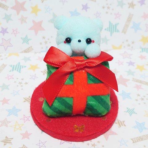 🆕カップ入り！くまちゃんからのプレゼント🎁🧸(水色)★pon pon Friends★