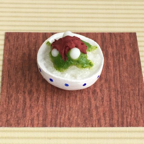 ひんやり🍧宇治金時かき氷