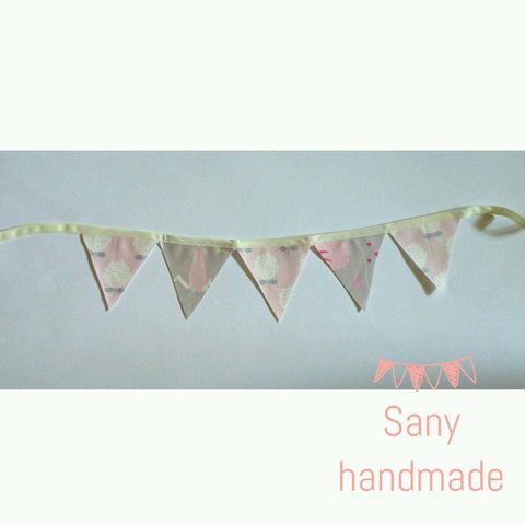 ガーランド(S)  ピンク   Sany handmade
