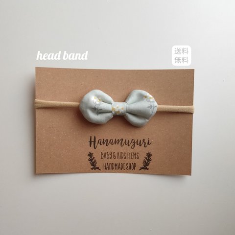 baby headband　✴︎mini lace flower 　ヘアバンド　新生児・ベビー・キッズ用
