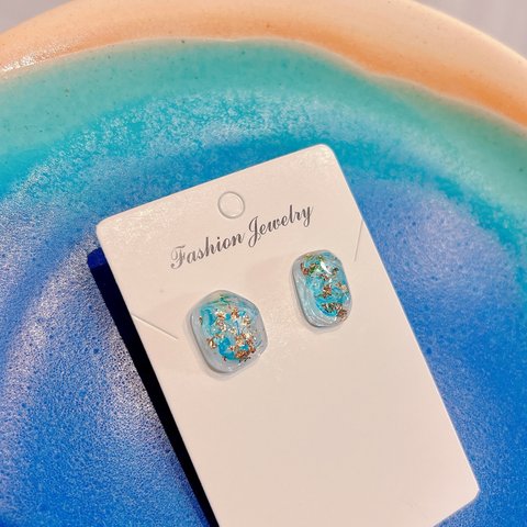 ✴︎〜blueocean pierce〜✴︎ブルーオーシャンピアス〜海を感じるピアス