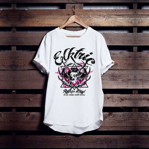 音楽ロックTシャツ「Elktric Bone」