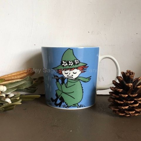 ARABIA moominmug マグカップ スナフキン アラビア ムーミンマグ 北欧雑貨 アンティーク ヴィンテージ 廃盤 フィンランド 北欧食器  y21m09-29-05