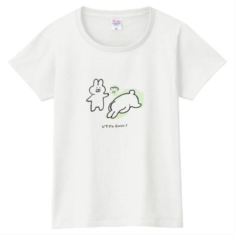 うつウサギ Tシャツ