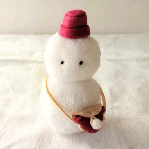 受注制作 もふっとした雪だるま