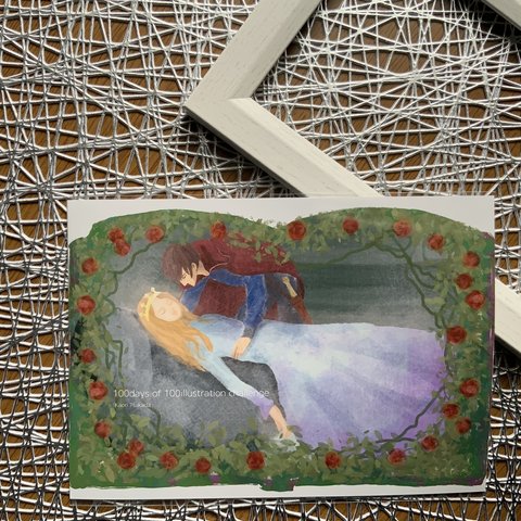 童話「眠れる森の美女」ミニポスター2Lサイズ