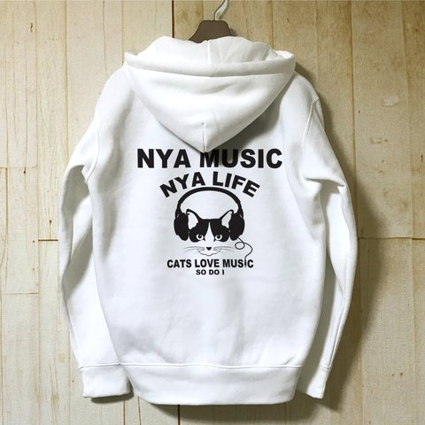 NYA MUSIC / プルオーバーパーカー