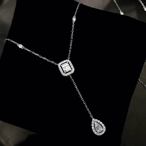 天然ダイヤモンドネックレス0.5ct　k18